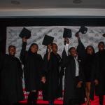 Graduates celebrating.